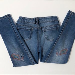 Girls unicorn jeans size 5t